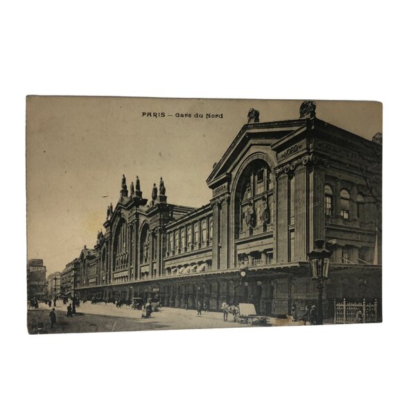 Paris 4 Postcards Notre-Dame Gare Du Nord Le Petit Palais & Chambre Des Députés - Picture 3 of 16